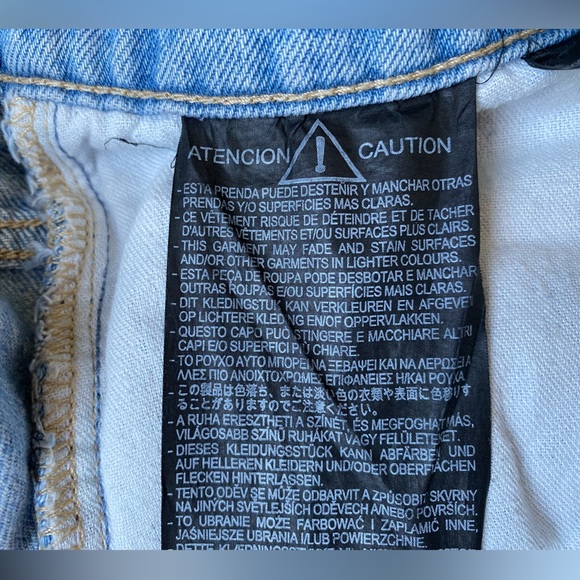 Zara Light Blue Straight Leg Jeans Size 30 - Picture 12 of 13